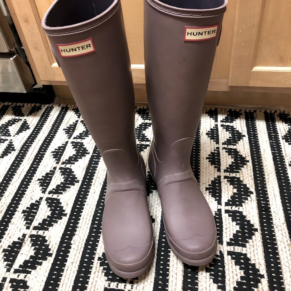 Purple Hunter Boots
